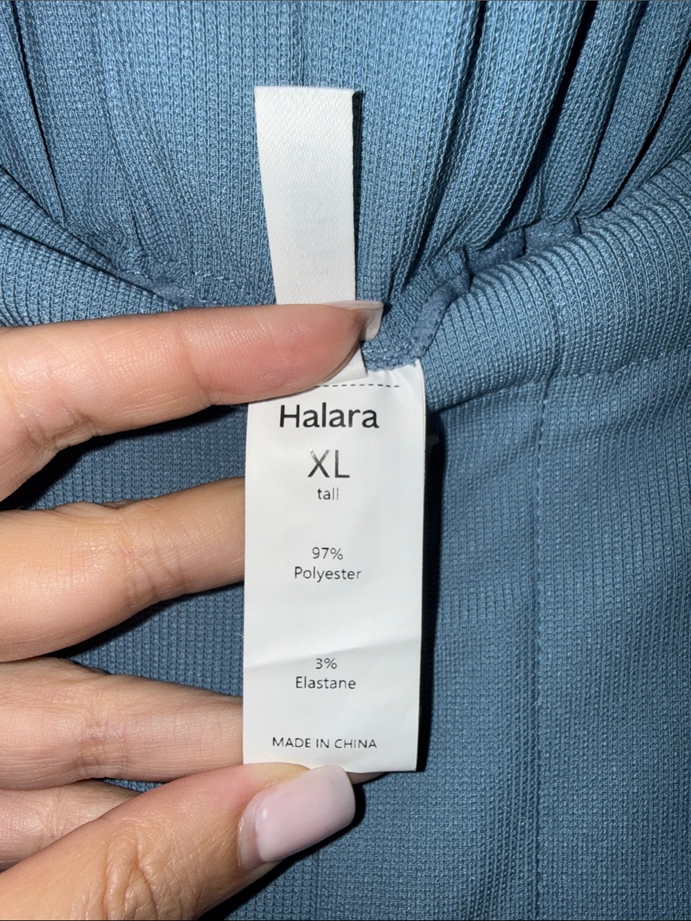 HALARA Slate Blue Relaxed Dress Pants - Picture 2 of 3